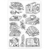 PVC Plastic Stamps for DIY Scrapbooking Photo Album Decorative Cards Making Stamp Sheets Book Pattern 160x110x3mm