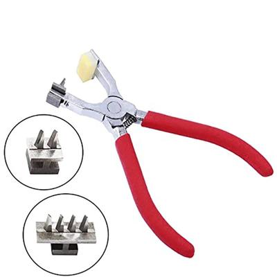 Creative Leather Leather Goods Clamp Tool Craft Punch Handheld Silent Punch Tool Pliers Sewing Stitch Chisel Diamond 4mm Punch