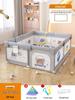 Baby Safety Playpen & Crawling Mat: Indoor Fabric Barrier for Toddlers