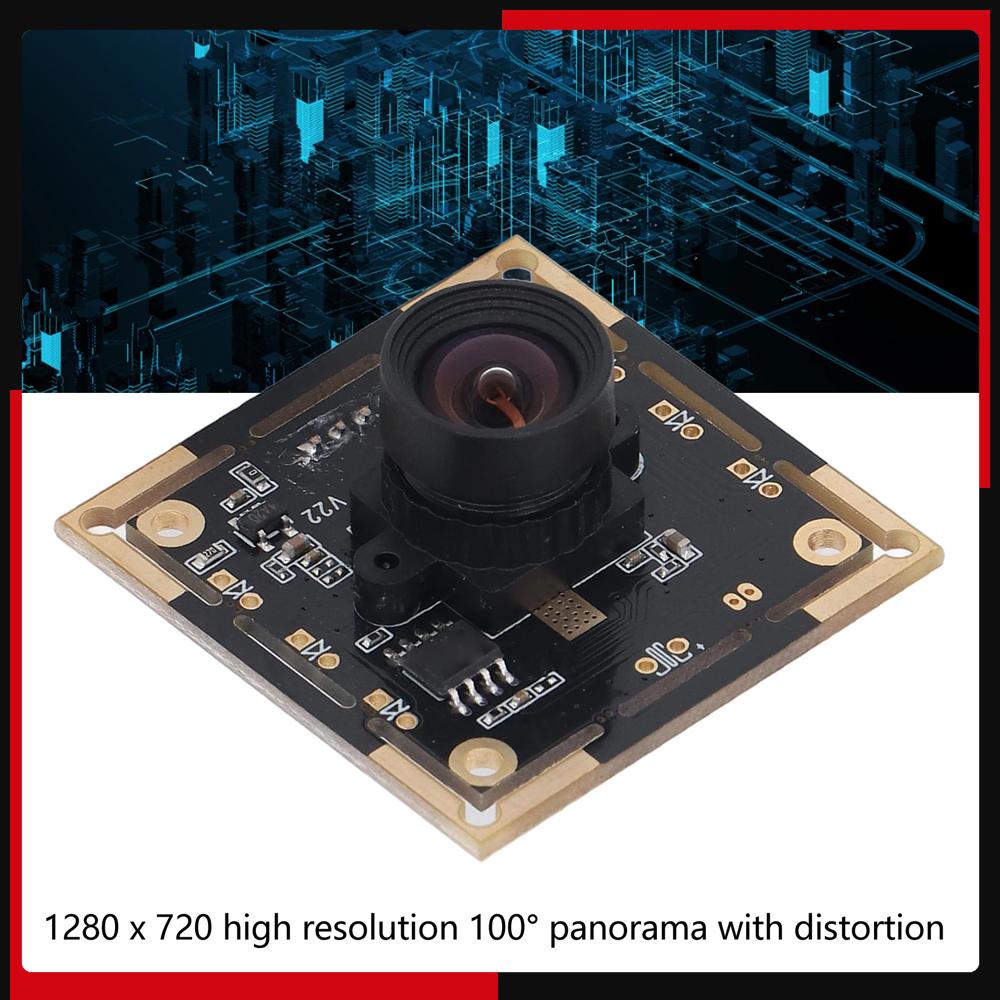 Camera Module 1MP Camera Module USB2.0 Output Computer Camera Board 100 Degree with Distortion Panorama Computer Camera Module