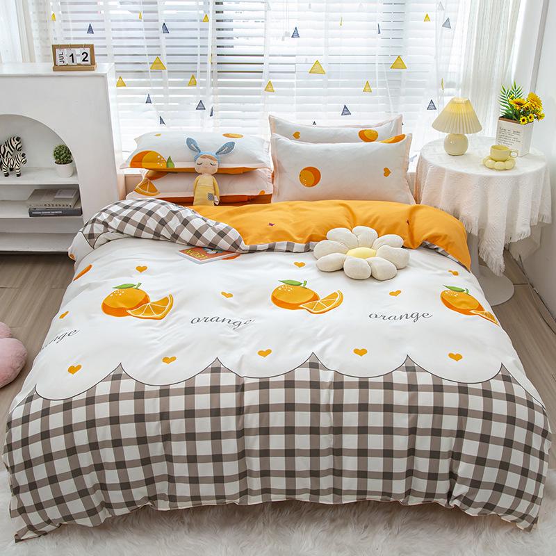 

Затишний піскоструминний постільний комплект: Чотири предмети, безпечні для шкіри, для гуртожитків 2.2m Four-piece Set