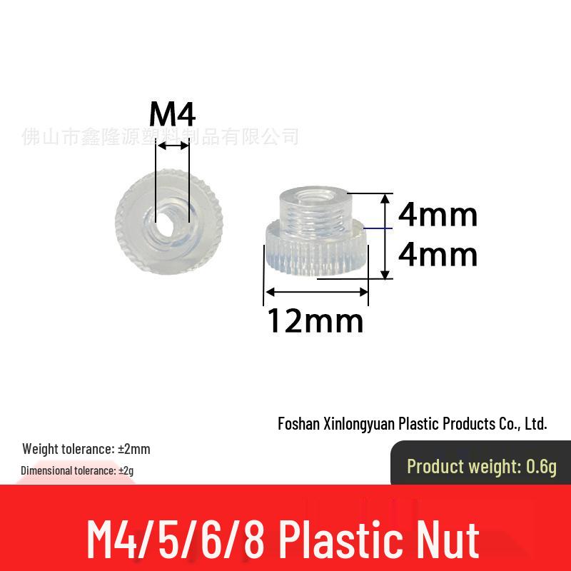 M4-M8 Transparente PVC-Saugnapf mit Gewindestange