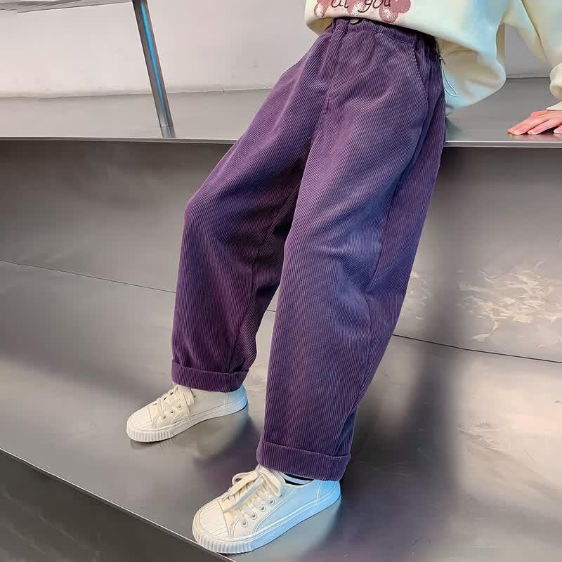 Girl s Corduroy Straight-Leg Pants L
