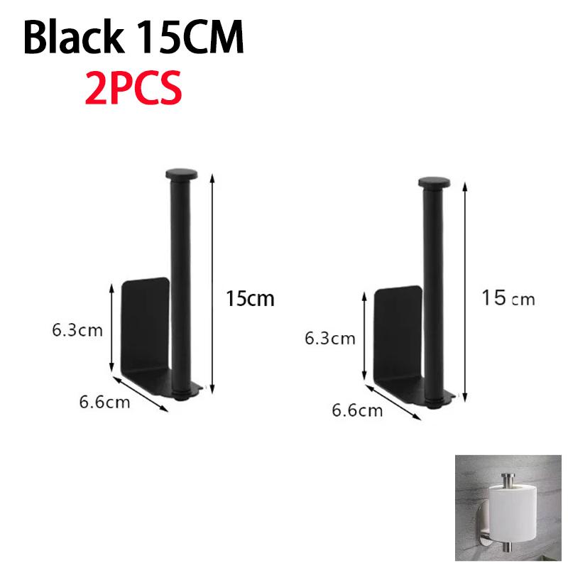 Kitchen Towel Holder Stainless Steel Paper Towel Holder Under Sink Organizer Lengthen Storage Rack Sink Accessories SNJ007