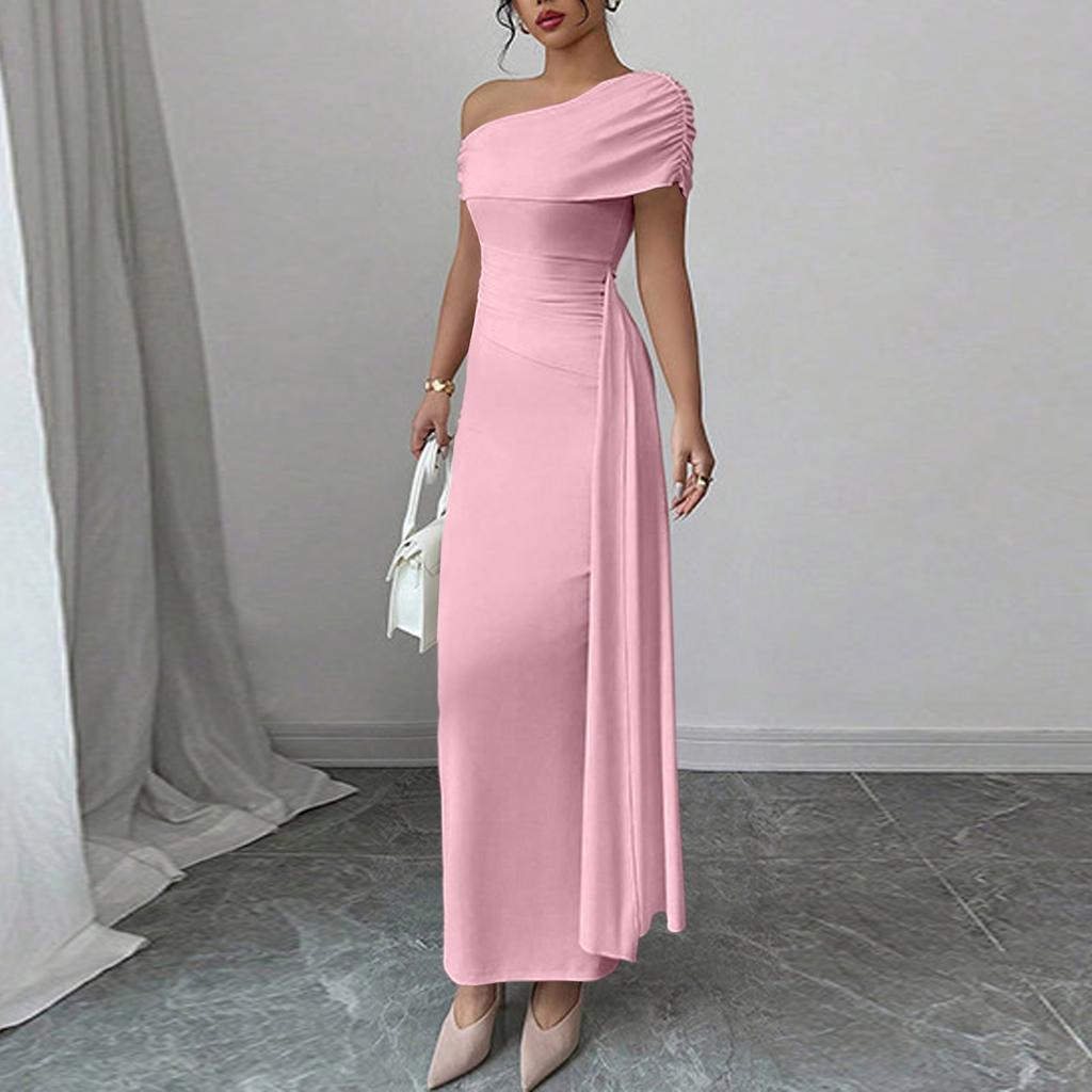 Women's Casual Fashion Short Sleeve Retro Retro Dress