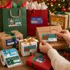 200 Pcs Christmas Gift Wrapping Stickers, Write- Tags for Holiday Presents, Gift Labels for Boxes and Bags