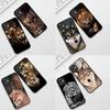 Casing for Motorola Moto G55 G45 G75 G85 G35 Edge 50 30 Fusion 40 NEO Ultra Pro Phone Cover Soft Case Lion Stalking Wolf Art