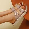 35-43 New Summer Casual Sandals for Women, Comfortable, Non-slip, Buckle, One-strap Sandals