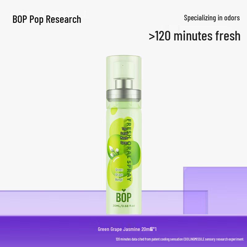 Bop Tea Refreshing Oral Spray - Green Grape Jasmine