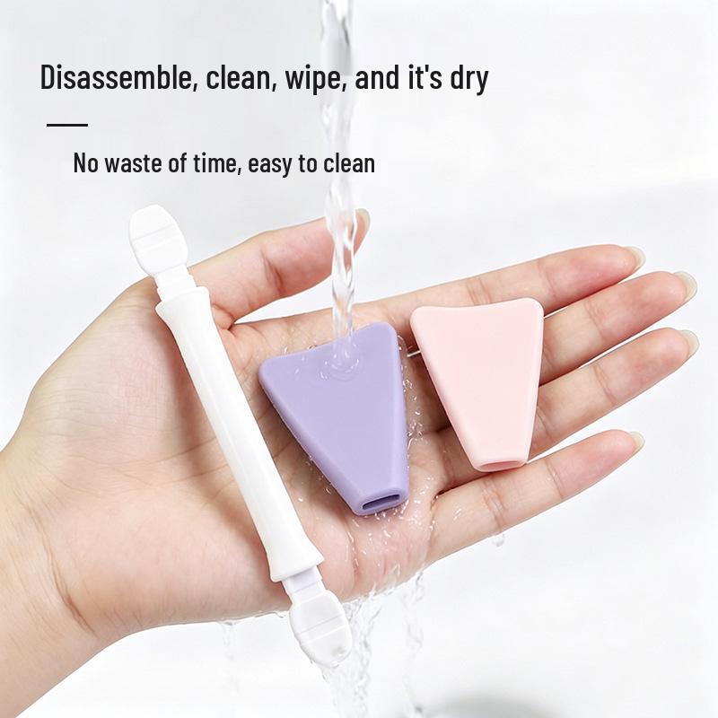 Dual-Ended Silicone Face Mask Brush with Replaceable Soft Head