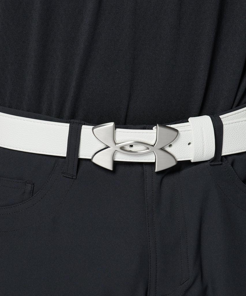 UA Logo Schnallengürtel Weiß Silber ONESIZE [Under Armor] / /