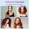 Pettine Lisciante Wireless per Capelli - Tipo Portatile Ricaricabile Type-C Spazzola Lisciante con Riscaldamento Rapido e Design Anti-Scottatura per Donne
