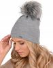 Winter Hat With Pompom, Two Layers A13