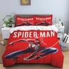 New Spider-Man Printed Bedding Set, Cartoon Pattern Duvet Cover and Pillowcases, Single/double Sheet Set.