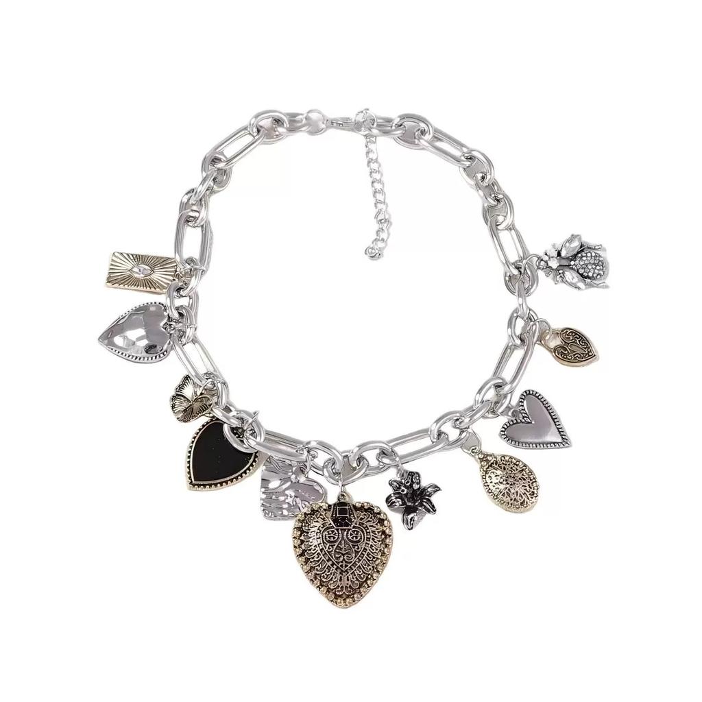 Exaggerated Statement Necklace For Women Bohemian Multicolor Stone Necklaces Big Discount Fashion Jewelry Clearance Sale