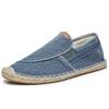 Verschleißfeste Canvas-Herrenschuhe atmungsaktiv faule Ein-Pedal-Gehschuhe Alt-Peking Leinen handgefertigte Stoffschuhe Freizeit-Board-Schuhe