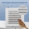 Metal Louver Air Vents Grille Ventilation Covers Grilles Duct Heating Cooling Vents Plate Insect Screen Cover Air Vents