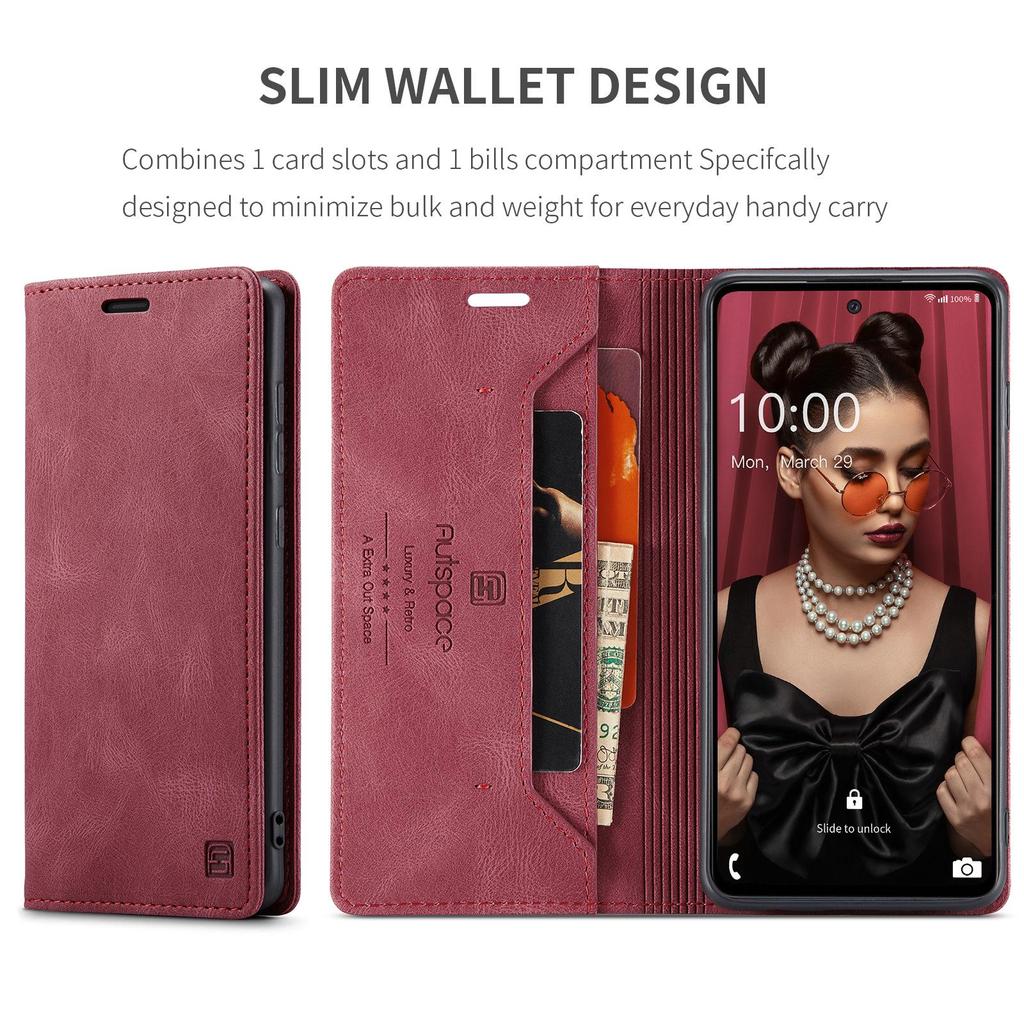 Leather Flip Case for Xiaomi 13 Pro/Redmi Note 12 Pro/Note 11 - Card Holder