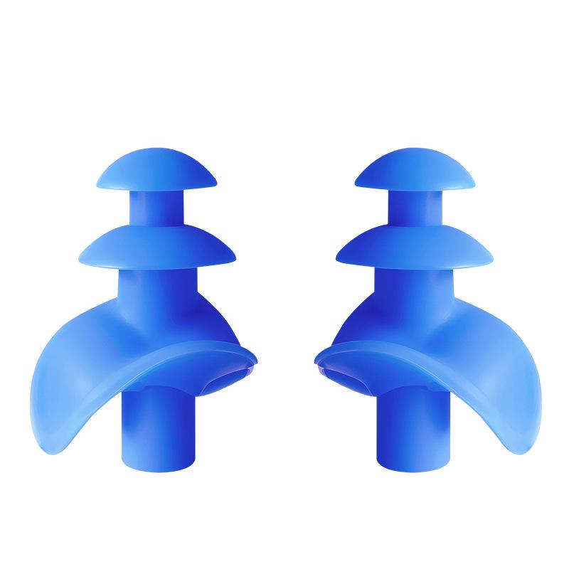 Silicone Waterproof Swimming Earplugs & Nose Clip Set - New Upgrade