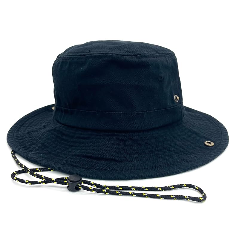 

[SEIDO] Insect control safari hat men s ladies cotton hat mesh sweat guard paracord chin strap Fashionable outdoor camp big size With ice pack pocket