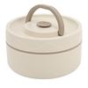 Thermal Cooking Pot 440ml 304 Stainless Steel Double Layer Portable Round Shape Thermal Lunch Container