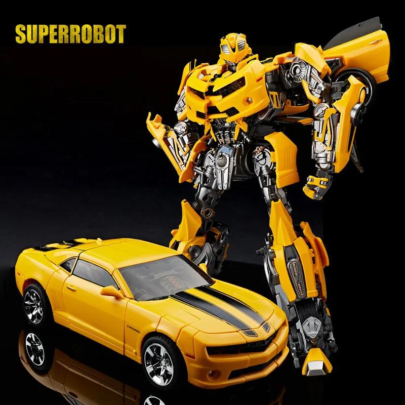 Ungiftiges Autobots Transformationsspielzeug 28 cm Legierung Warhammer Bumblebee Actionfigur Modell Kindergeburtstagsgeschenk