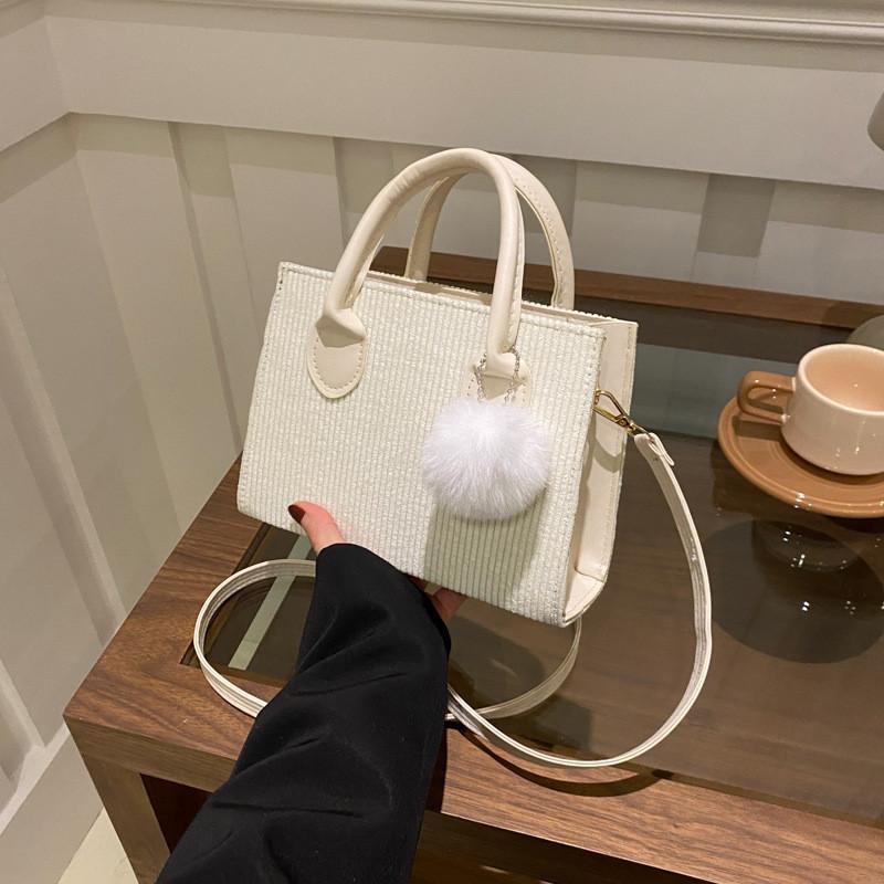 Fashionable Trendy Small Square Bag Versatile Pu Leather Handbag For Daily Use