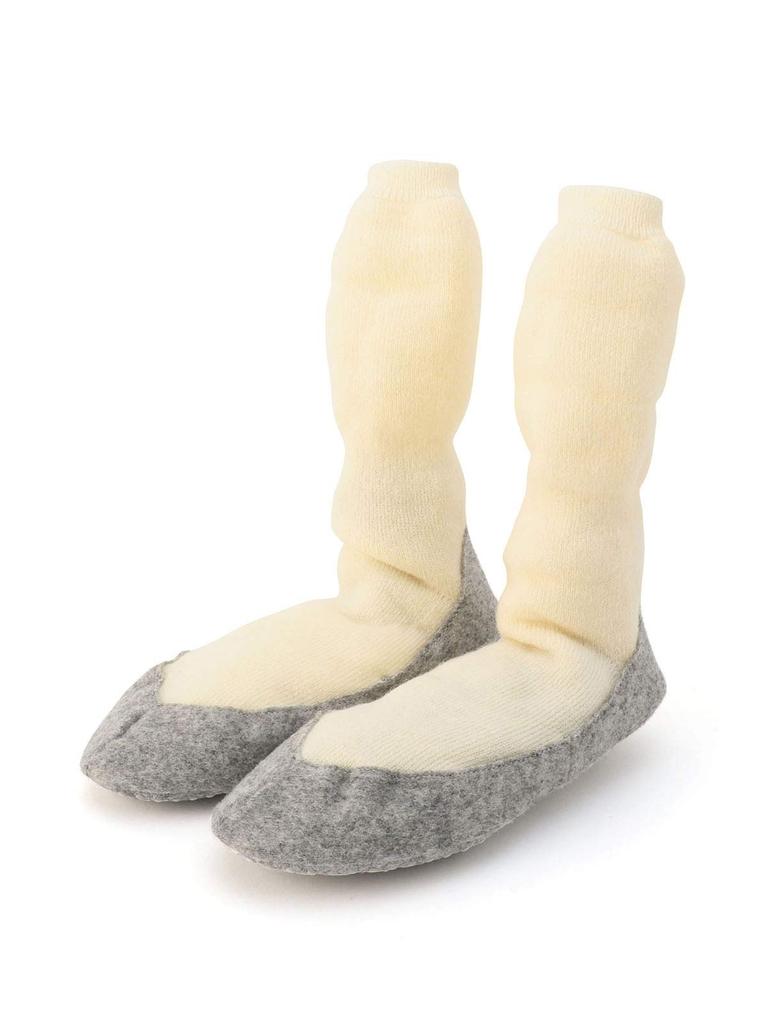 FALKE 47571 Wool Room Socks for Women Size to 2049OFFWHT [Authentic] 47571-AZS1 37-38 (equivalent 23.5-24cm) (Off-White)