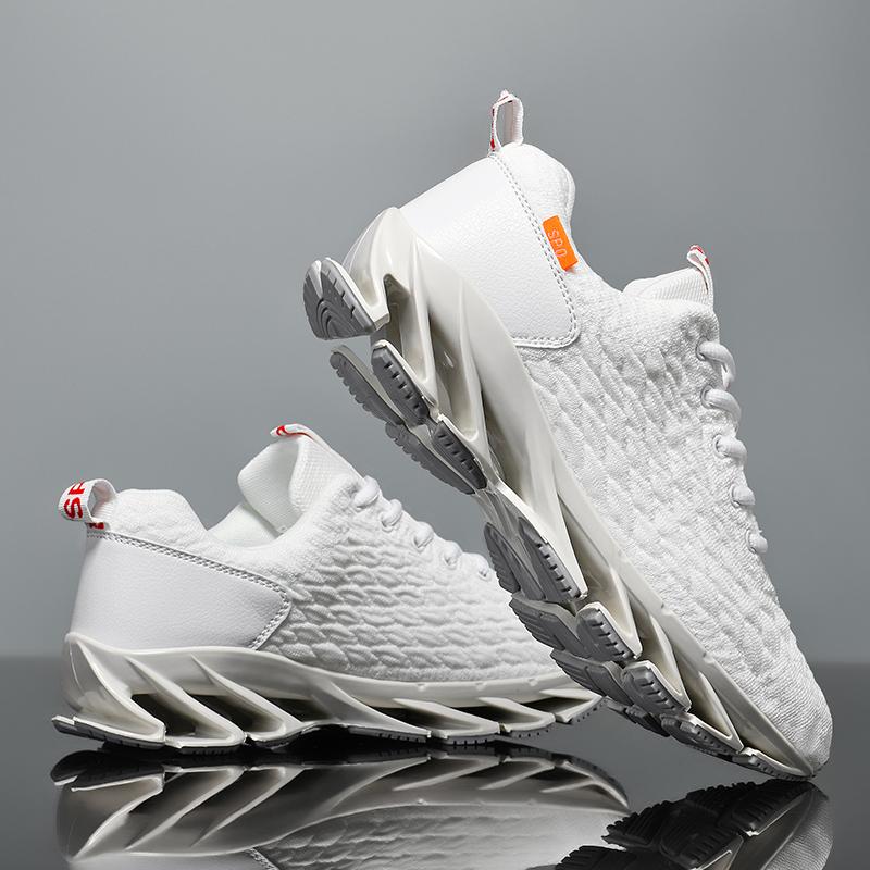 Fashion PARZIVAL Men Sports Shoes Women's Fashion Casual Walking Shoes Blade Sole Sneakers Breathable Sneakers Couples Zapatos Hombres