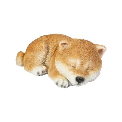 Ubia Sideways Sleeping Shiba Inu X X 4 Cm Doll Figure Ornament Animal Garden Decoration Dog H23072 8.8 5.5
