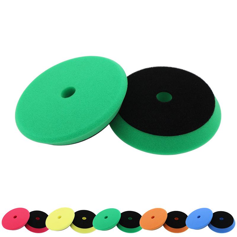 6-Inch Beveled Edge Polishing Sponge Pad Set for DA Eccentric Polishers