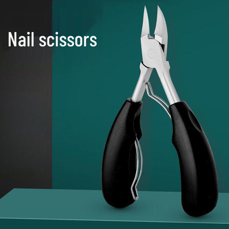 Nail Clippers & Scissors Set: Sharp Pliers, Pedicure Knife, and Pointed Scissors