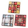 Christmas Ball Ornaments Set Pendants Xmas Baubles Xmas Decor for Living Room Party Supplies