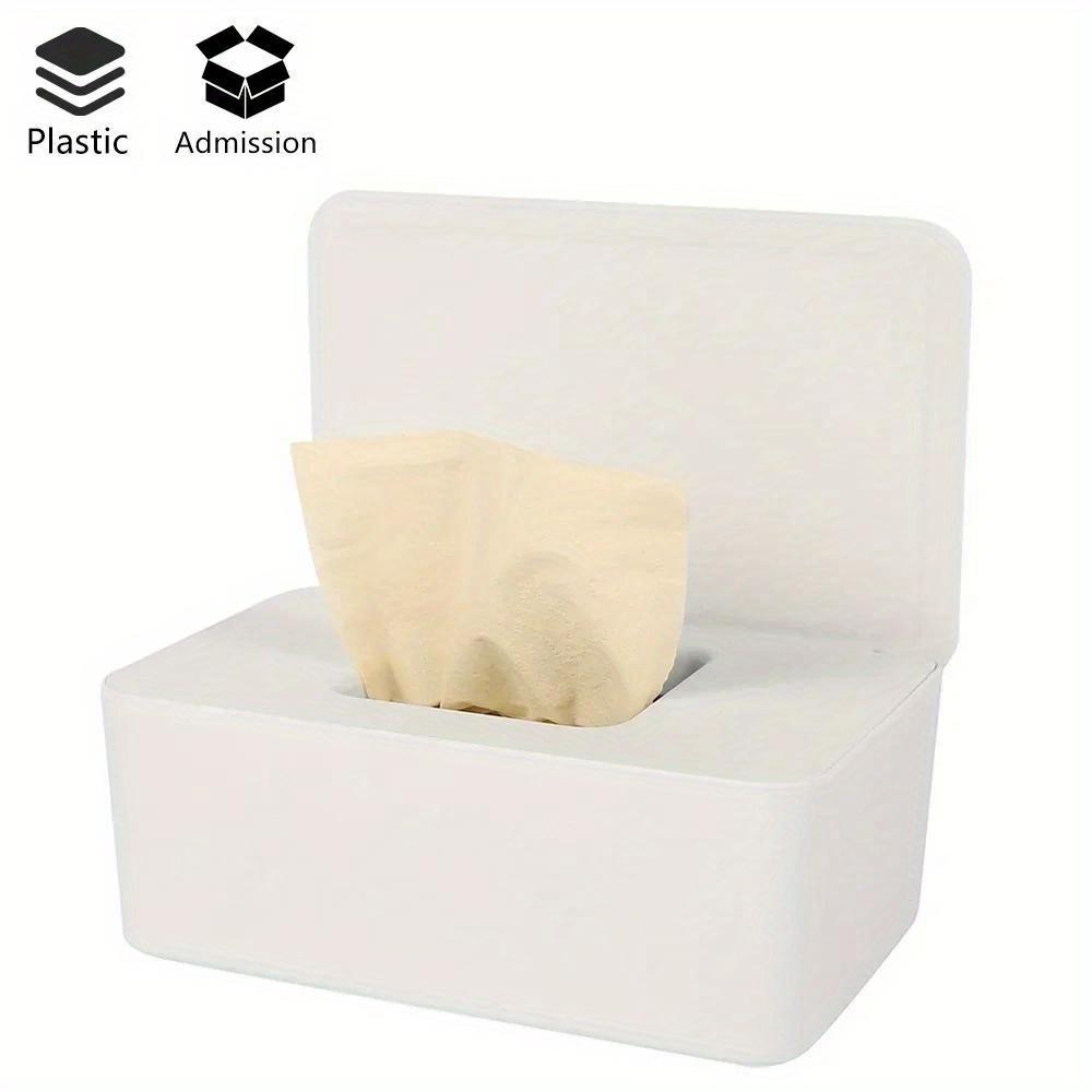 Wet Wipe Box with Dust Cover, Wet Tissue Box, Household Desktop Storage Box, Tissue Sealing Cover Box