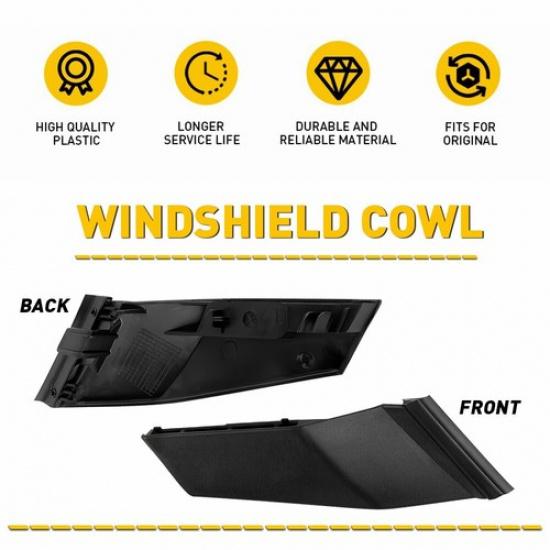 Front Windshield Wiper Side Cowl Cover Trim For Toyota Corolla 2014-2019