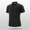 Premium Brand Men's Quick-Dry Golf Polo Shirt with Stand-Up Collar - High-End Design