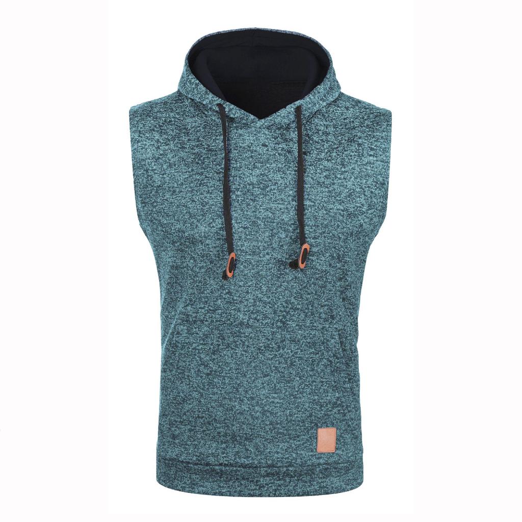 Gilet in Maglia con Cappuccio da Uomo Slim Fit - Pile Sottile, Edizione Autunno/Inverno