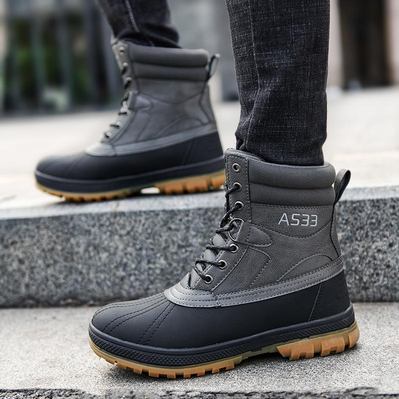 HOHO FAIR Camouflage Men Boots Work Safty Shoes Waterproof Men Desert Tactical Military Boots Autumn Winter Special Force Army Ankle Boots Men
