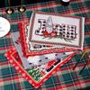 Cute Faceless Old Man Placemat Insulation Mat Christmas Placemat Atmosphere Decoration Props Supplies
