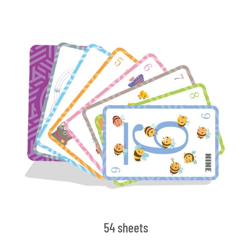 Preschool Math Challenge: 24 Crazy Count Cards - Educational Puzzle Game for Parent-Child Interaction