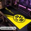 Großes Mauspadd Borussia Dortmund Benutzerdefinierter Name Text Personalisierte Schreibtischunterlage Rutschfestes Gaming-Pad