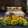 Horse Comforter Cover Set For Kids Bedding Set Boys Girls 3Pcs Duvet Cover Set Soft Luxury Quilt Cover With Pillowcase Full Size