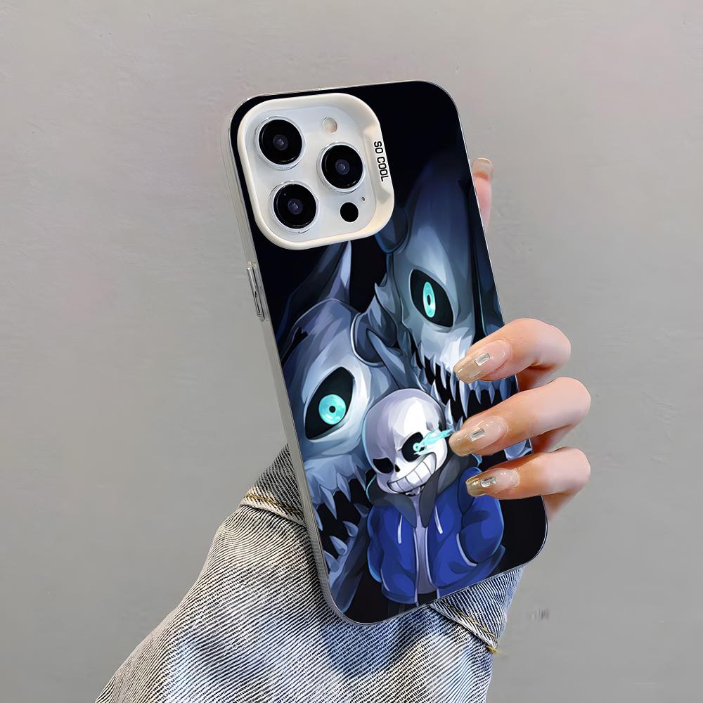 

Sans U-Undertale Game Phone Case For IPhone 17 Pro Max 15 Pro 16 14 Plus 12 13 Mini 11 Pro Shockproof Colorful Cover iPhone 16 Pro