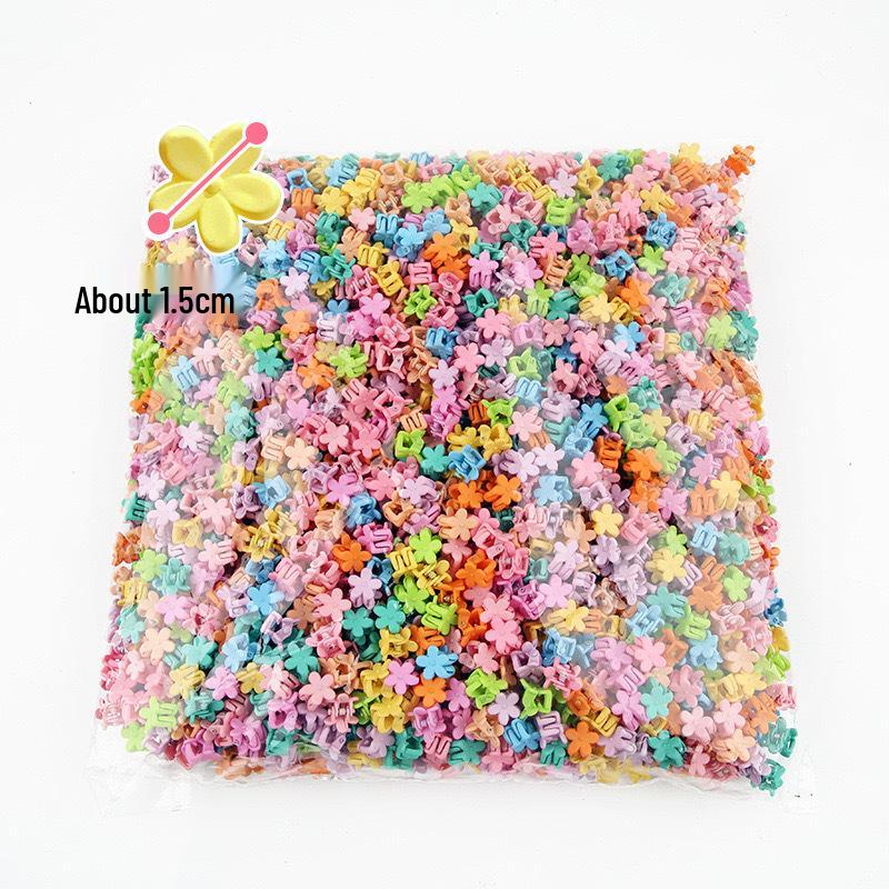 Baby Flower Hair Clip: Wispy Bangs Styling Tool for Girls - Small Claw Children's Hairpin