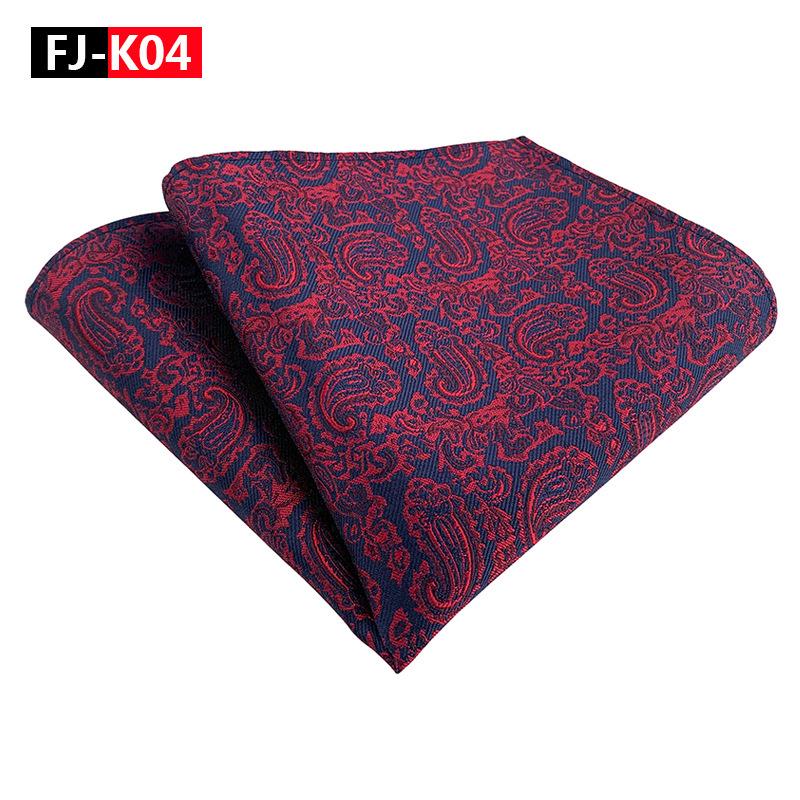 Blumen-Paisley-Polyester-Einstecktuch für Herrenanzug - Elegantes Design 2025