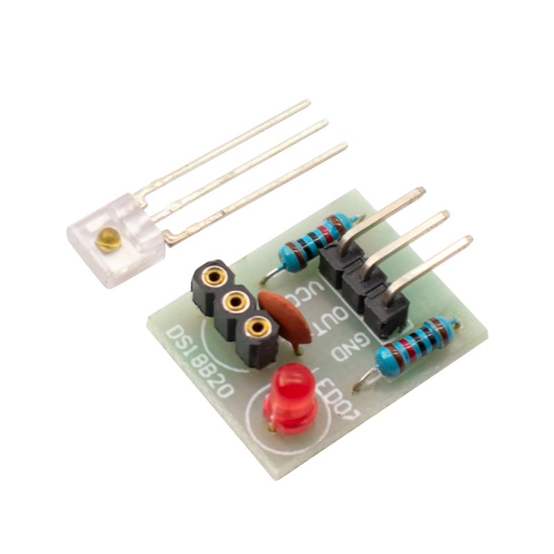 LIZAO 1/1/1PCS Laser Receiver Sensor Module, Non-Modulated Tube Laser Light Detection Board for Arduino & DIY Projects