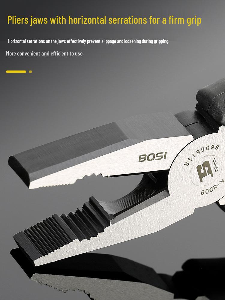 King Multifunctional Pliers: 6-inch & 8-inch Industrial Grade Needle-Nose and Diagonal Wire Cutters for Electricians