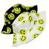 Fishing Smiley Face Bucket Hat Cotton Waterproof Sun Protection For Summer Outdoor Activities