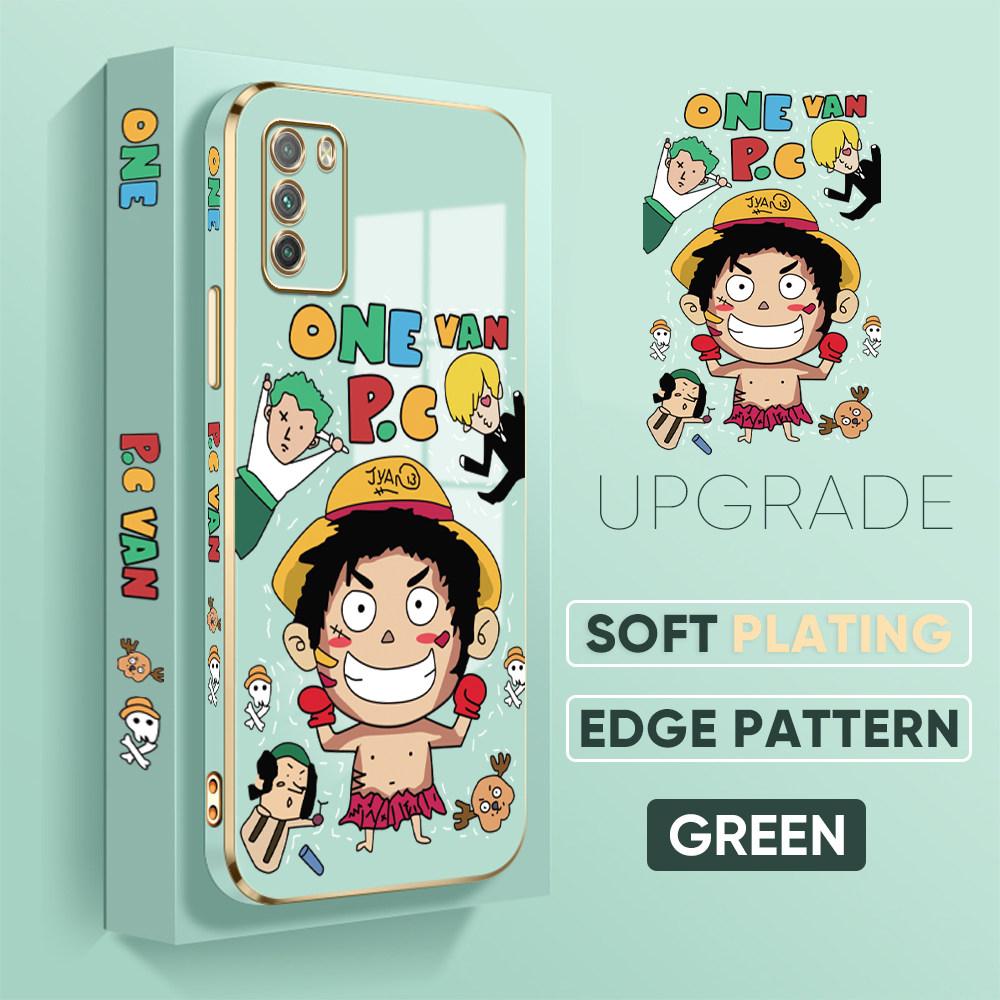 Modele de imprimare colorate Carcasă cu model cu margine pătrată Carcasă placată pentru telefon Carcasă de lux placată pentru telefon moale pentru Huawei Honor Xiaomi Redmi