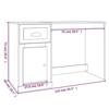 VidaXL Desk with Drawer Concrete Grey 115x50x75 Cm Engineered Wood 816476